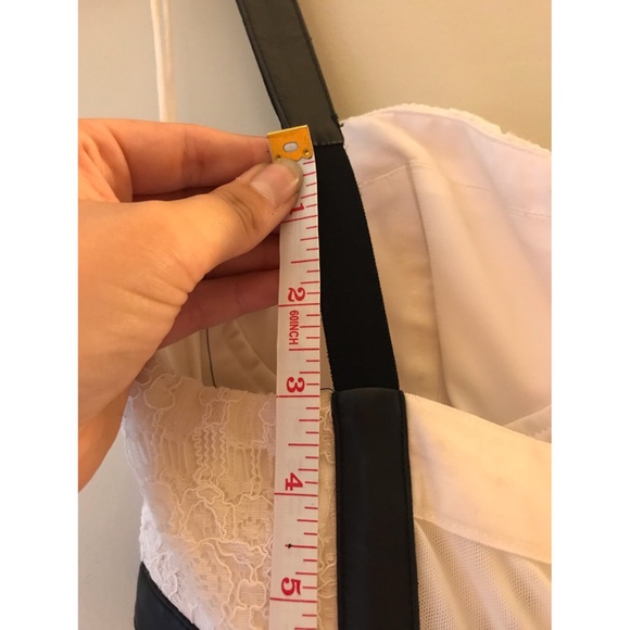 Alice + Olivia lace & leather Sveva Maxi Dress - Picture 7 of 8